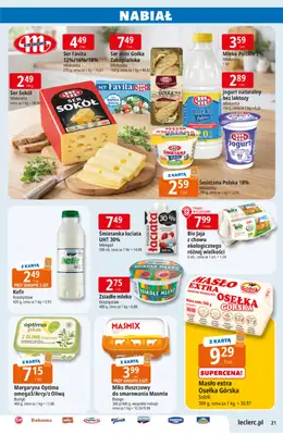 Leclerc - gazetka promocyjna Oferta E.Leclerc I Majówka od wtorku 21.04 do soboty 02.05 - strona 21