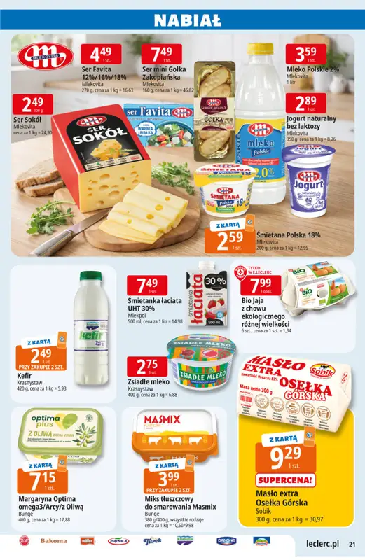Leclerc - gazetka promocyjna Oferta E.Leclerc I Majówka od wtorku 21.04 do soboty 02.05 - strona 21