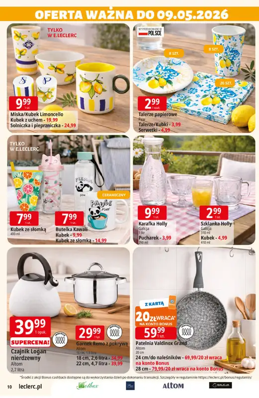 Leclerc - gazetka promocyjna Oferta E.Leclerc I Majówka od wtorku 21.04 do soboty 02.05 - strona 10