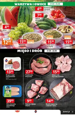 Leclerc - gazetka promocyjna Oferta E.Leclerc I Majówka od wtorku 21.04 do soboty 02.05 - strona 23