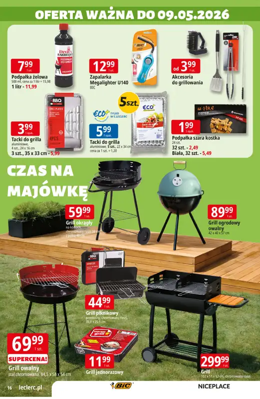 Leclerc - gazetka promocyjna Oferta E.Leclerc I Majówka od wtorku 21.04 do soboty 02.05 - strona 16