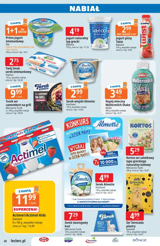 Leclerc - gazetka promocyjna Oferta E.Leclerc I Majówka od wtorku 21.04 do soboty 02.05 - strona 20
