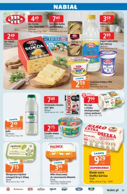 Leclerc - gazetka promocyjna Oferta E.Leclerc I Majówka od wtorku 21.04 do soboty 02.05 - strona 21