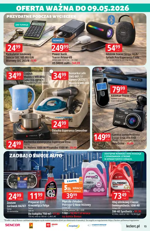 Leclerc - gazetka promocyjna Oferta E.Leclerc I Majówka od wtorku 21.04 do soboty 02.05 - strona 15