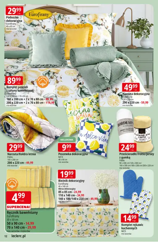 Leclerc - gazetka promocyjna Oferta E.Leclerc I Majówka od wtorku 21.04 do soboty 02.05 - strona 12