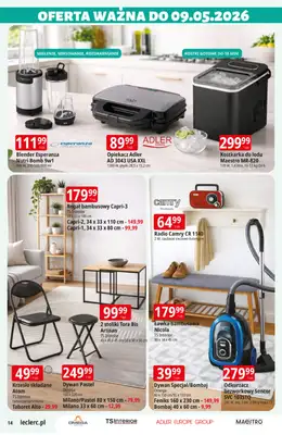 Leclerc - gazetka promocyjna Oferta E.Leclerc I Majówka od wtorku 21.04 do soboty 02.05 - strona 14