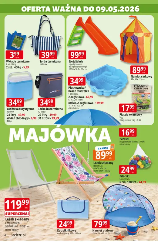 Leclerc - gazetka promocyjna Oferta E.Leclerc I Majówka od wtorku 21.04 do soboty 02.05 - strona 4