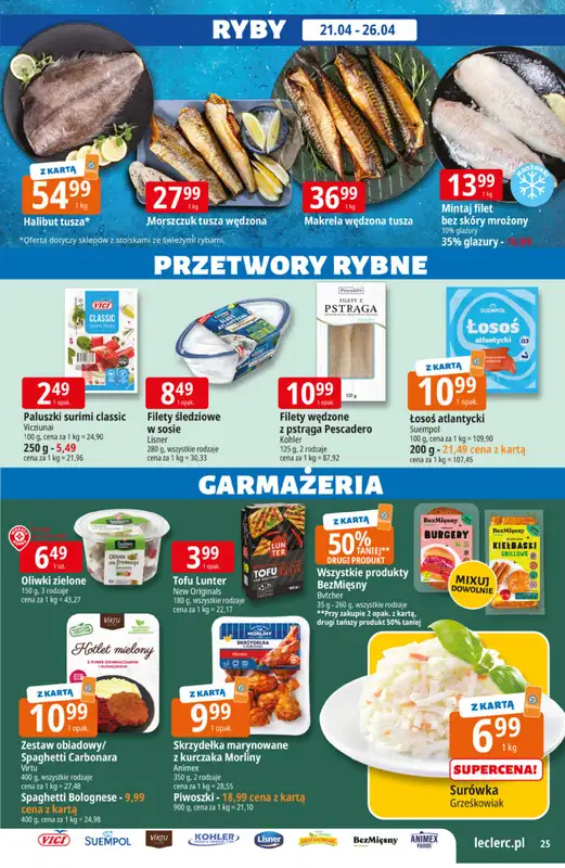 Leclerc - gazetka promocyjna Oferta E.Leclerc I Majówka od wtorku 21.04 do soboty 02.05 - strona 25