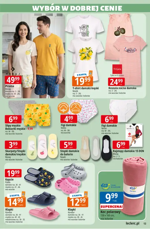 Leclerc - gazetka promocyjna Oferta E.Leclerc I Majówka od wtorku 21.04 do soboty 02.05 - strona 13