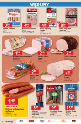Leclerc - gazetka promocyjna Oferta E.Leclerc I Majówka od wtorku 21.04 do soboty 02.05 - strona 24