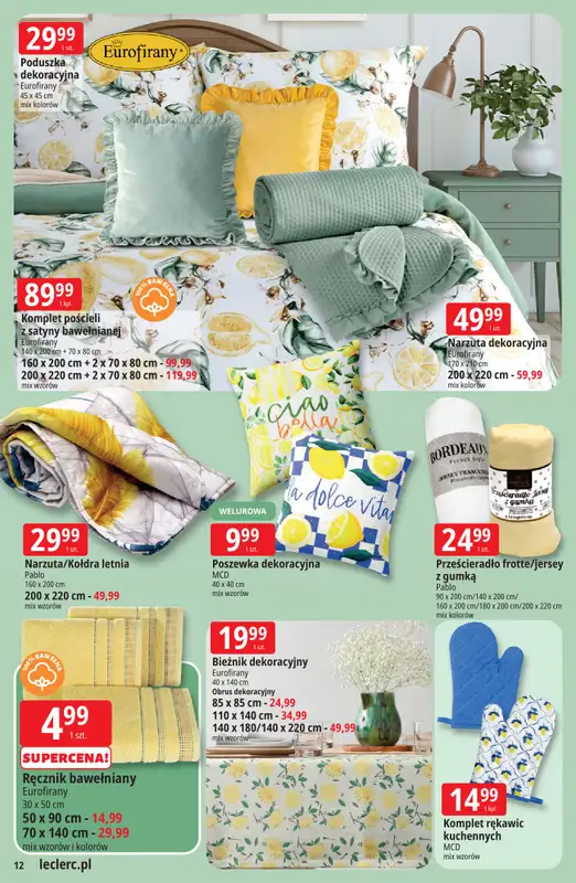 Leclerc - gazetka promocyjna Oferta E.Leclerc I Majówka od wtorku 21.04 do soboty 02.05 - strona 12