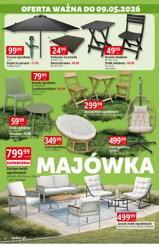 Leclerc - gazetka promocyjna Oferta E.Leclerc I Majówka od wtorku 21.04 do soboty 02.05 - strona 2