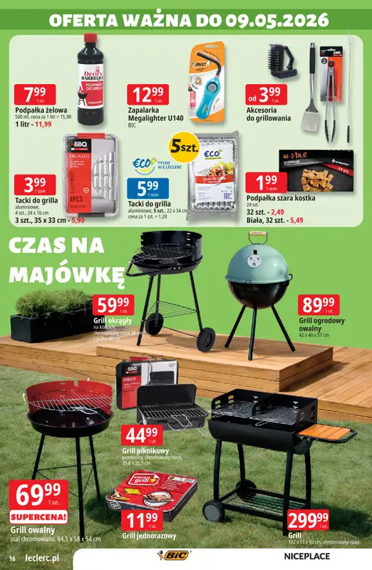 Leclerc - gazetka promocyjna Oferta E.Leclerc I Majówka od wtorku 21.04 do soboty 02.05 - strona 16