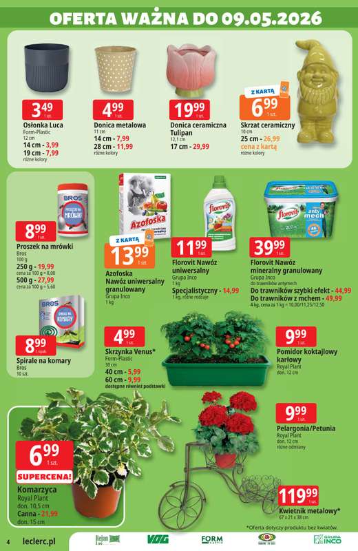 Leclerc - gazetka promocyjna Oferta E.Leclerc I Majówka od wtorku 21.04 do soboty 02.05 - strona 4
