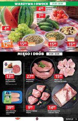 Leclerc - gazetka promocyjna Oferta E.Leclerc I Majówka od wtorku 21.04 do soboty 02.05 - strona 15