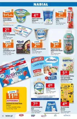 Leclerc - gazetka promocyjna Oferta E.Leclerc I Majówka od wtorku 21.04 do soboty 02.05 - strona 12