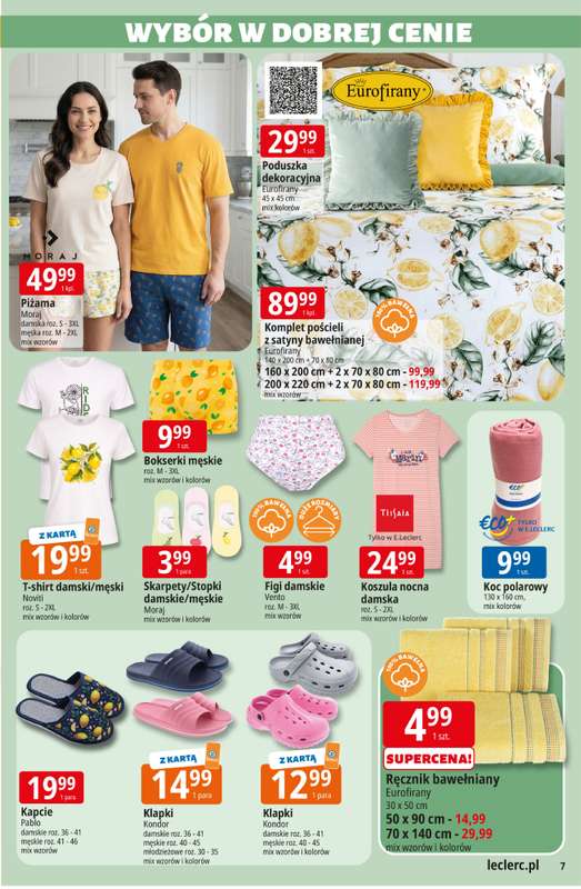Leclerc - gazetka promocyjna Oferta E.Leclerc I Majówka od wtorku 21.04 do soboty 02.05 - strona 7