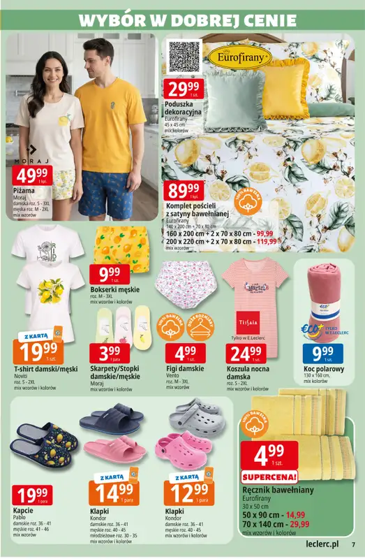 Leclerc - gazetka promocyjna Oferta E.Leclerc I Majówka od wtorku 21.04 do soboty 02.05 - strona 7