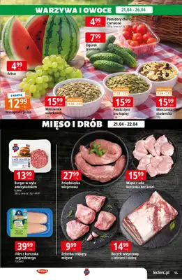 Leclerc - gazetka promocyjna Oferta E.Leclerc I Majówka od wtorku 21.04 do soboty 02.05 - strona 15