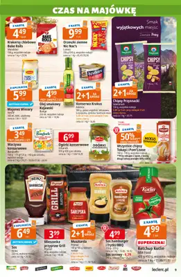 Leclerc - gazetka promocyjna Oferta E.Leclerc I Majówka od wtorku 21.04 do soboty 02.05 - strona 9