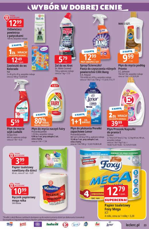 Leclerc - gazetka promocyjna Oferta E.Leclerc I Majówka od wtorku 21.04 do soboty 02.05 - strona 23