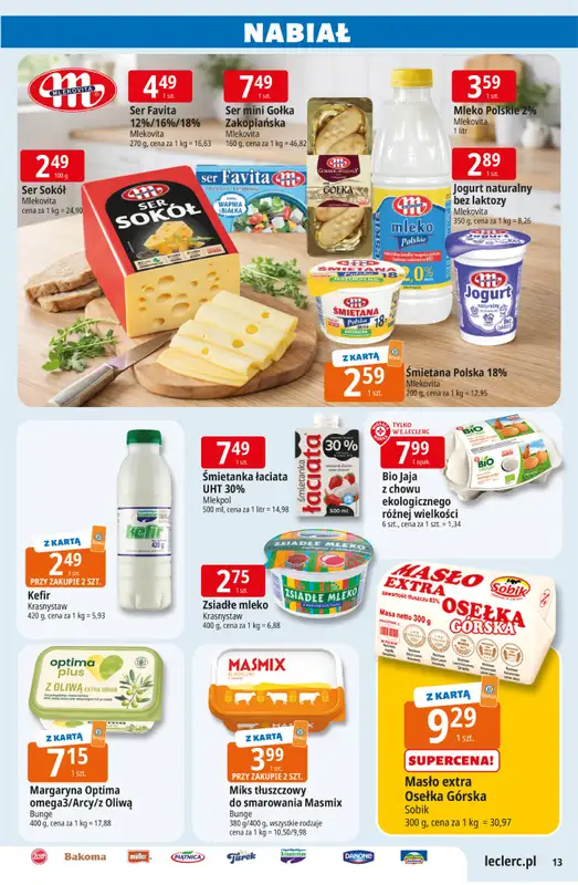 Leclerc - gazetka promocyjna Oferta E.Leclerc I Majówka od wtorku 21.04 do soboty 02.05 - strona 13