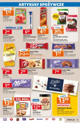 Leclerc - gazetka promocyjna Oferta E.Leclerc I Majówka od wtorku 21.04 do soboty 02.05 - strona 19