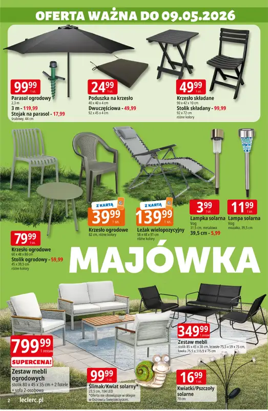 Leclerc - gazetka promocyjna Oferta E.Leclerc I Majówka od wtorku 21.04 do soboty 02.05 - strona 2