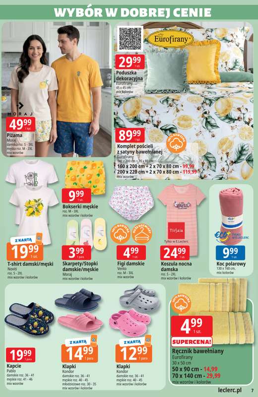 Leclerc - gazetka promocyjna Oferta E.Leclerc I Majówka od wtorku 21.04 do soboty 02.05 - strona 7