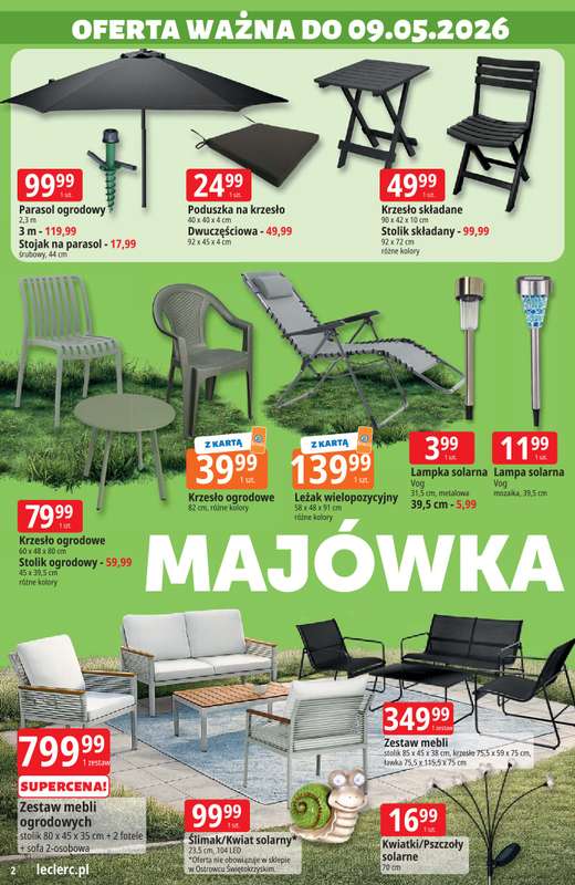Leclerc - gazetka promocyjna Oferta E.Leclerc I Majówka od wtorku 21.04 do soboty 02.05 - strona 2