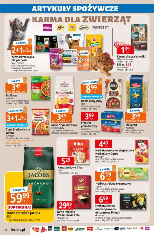 Leclerc - gazetka promocyjna Oferta E.Leclerc I Majówka od wtorku 21.04 do soboty 02.05 - strona 18