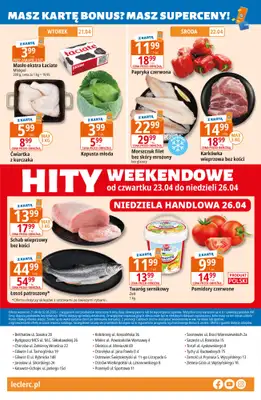Leclerc - gazetka promocyjna Oferta E.Leclerc I Majówka od wtorku 21.04 do soboty 02.05 - strona 24