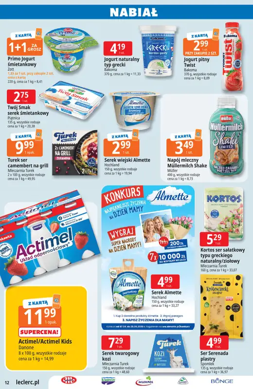 Leclerc - gazetka promocyjna Oferta E.Leclerc I Majówka od wtorku 21.04 do soboty 02.05 - strona 12