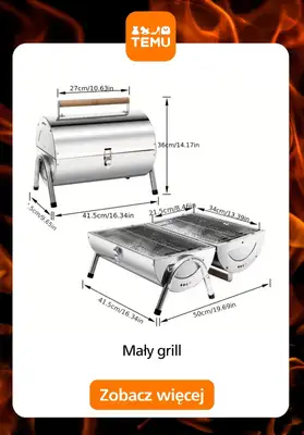 Temu - gazetka promocyjna Grille i akcesoria na majówkę od piątku 17.04  - strona 5