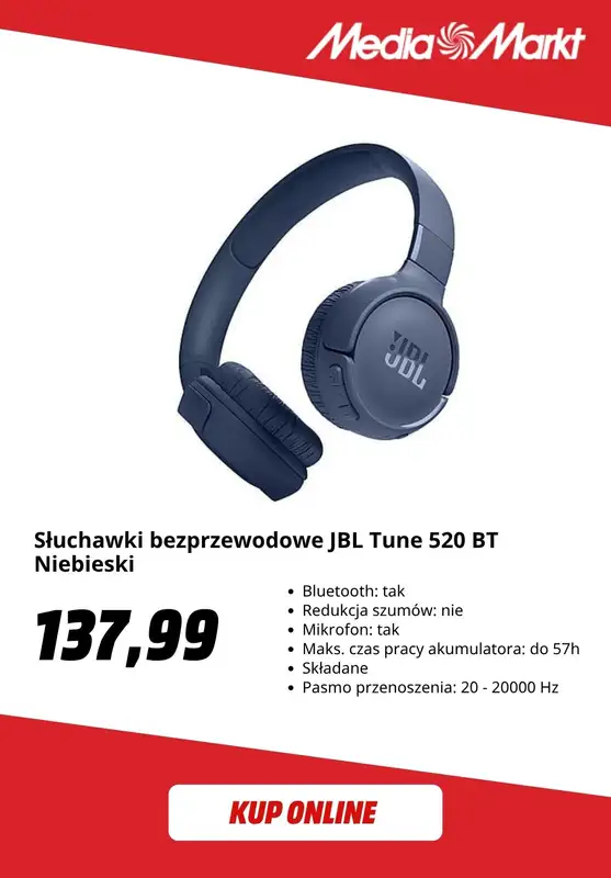 Media Markt - gazetka promocyjna Słuchawki bezprzewodowe w super cenach! od piątku 17.04 do poniedziałku 27.04 - strona 4