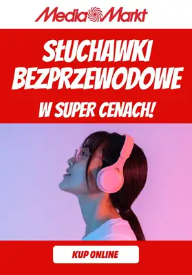Media Markt - gazetka promocyjna Słuchawki bezprzewodowe w super cenach! od piątku 17.04 do poniedziałku 27.04