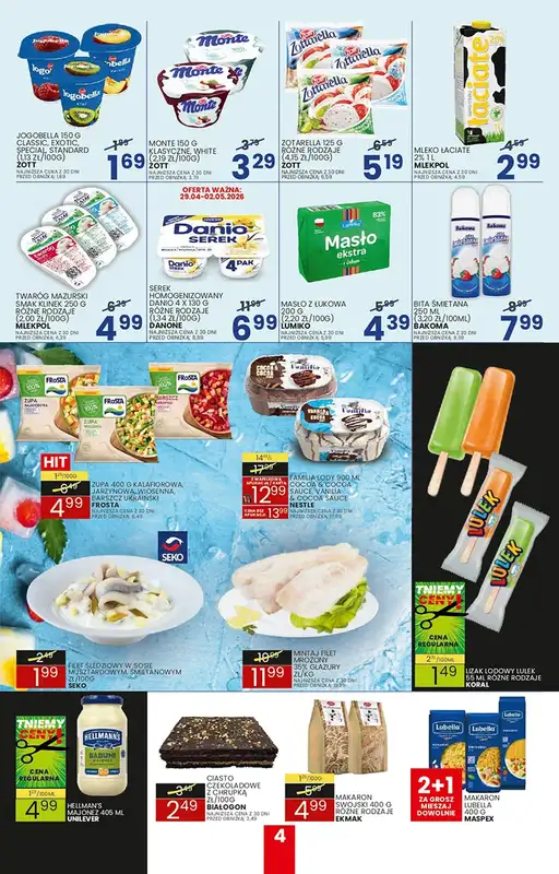 Wafelek - gazetka promocyjna Gazetka od poniedziałku 20.04 do soboty 02.05 - strona 4