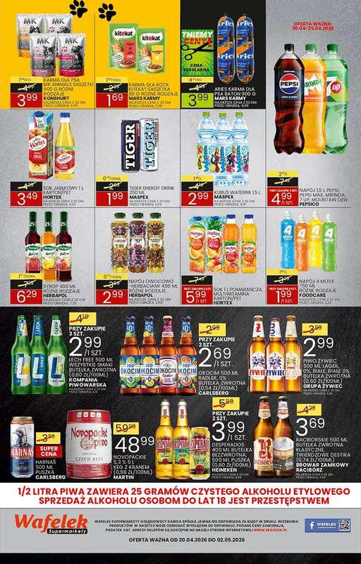 Wafelek - gazetka promocyjna Gazetka od poniedziałku 20.04 do soboty 02.05 - strona 8