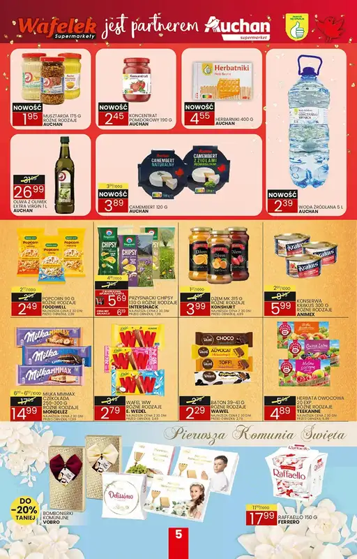 Wafelek - gazetka promocyjna Gazetka od poniedziałku 20.04 do soboty 02.05 - strona 5