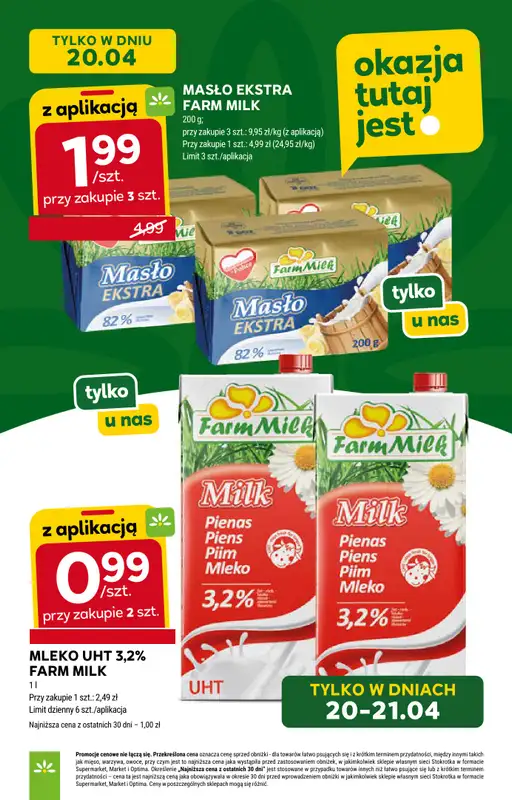 Stokrotka - gazetka promocyjna Hity na start od poniedziałku 20.04 do środy 22.04 - strona 7