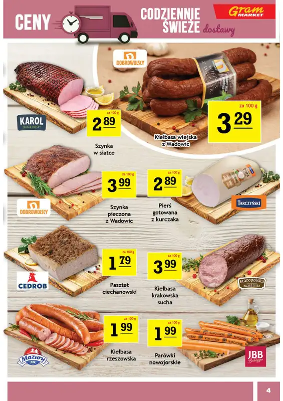 Gram Market - gazetka promocyjna Gazetka od środy 22.04 do wtorku 28.04 - strona 4