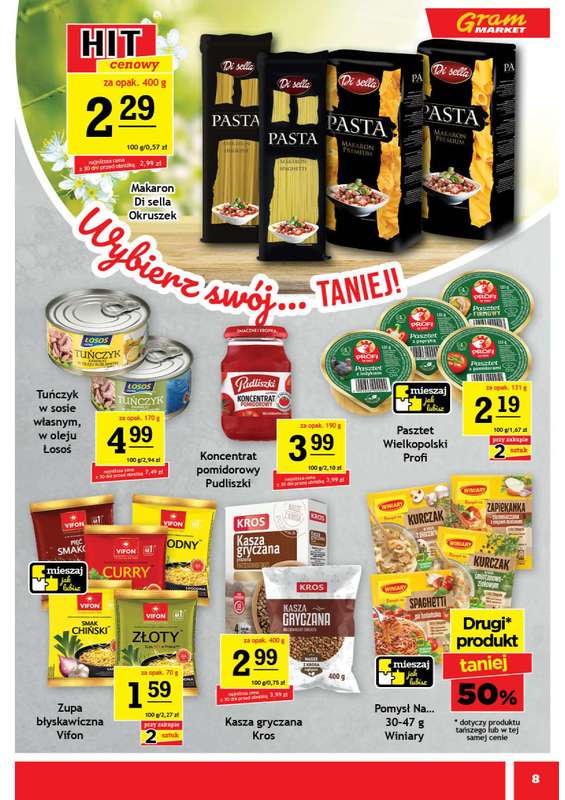 Gram Market - gazetka promocyjna Gazetka od środy 22.04 do wtorku 28.04 - strona 8