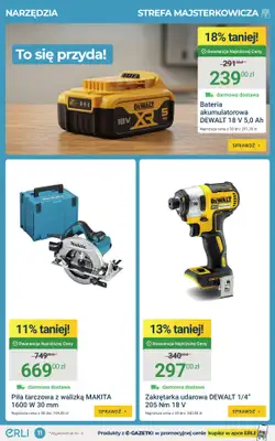 ERLI - gazetka promocyjna Czas na ogród i majsterkowanie! Sprawdź hity tygodnia na ERLI! od poniedziałku 20.04 do niedzieli 26.04 - strona 11
