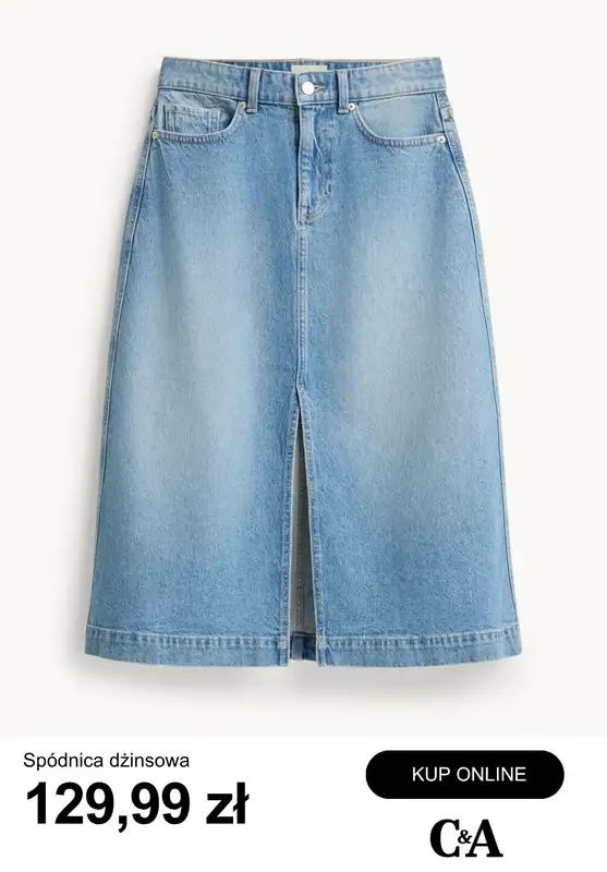 C&A - gazetka promocyjna Spódnice na wiosnę od piątku 17.04  - strona 9