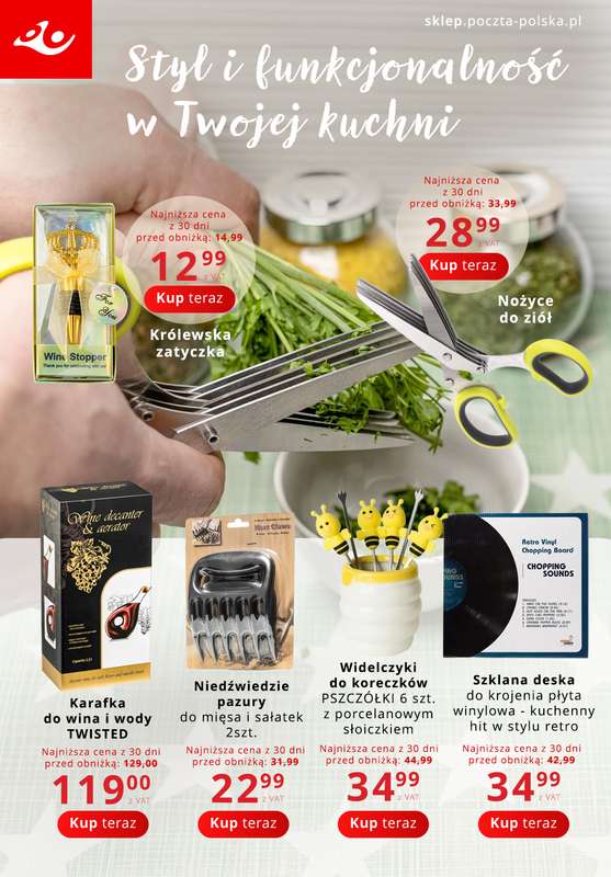 Poczta Polska - gazetka promocyjna Gazetka od poniedziałku 20.04 do niedzieli 03.05 - strona 6