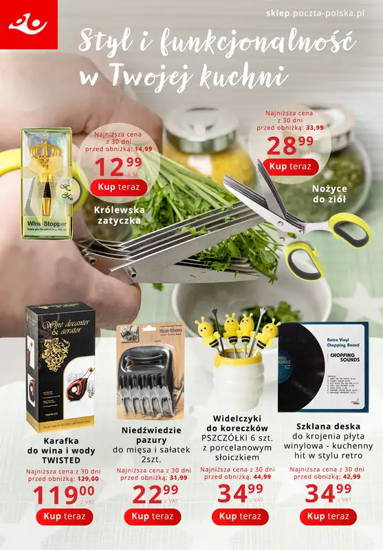 Poczta Polska - gazetka promocyjna Gazetka od poniedziałku 20.04 do niedzieli 03.05 - strona 6