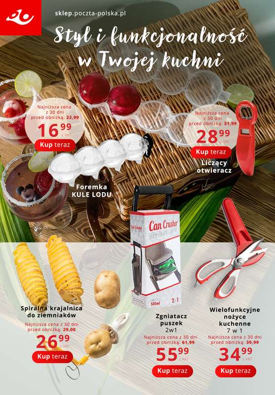 Poczta Polska - gazetka promocyjna Gazetka od poniedziałku 20.04 do niedzieli 03.05 - strona 7