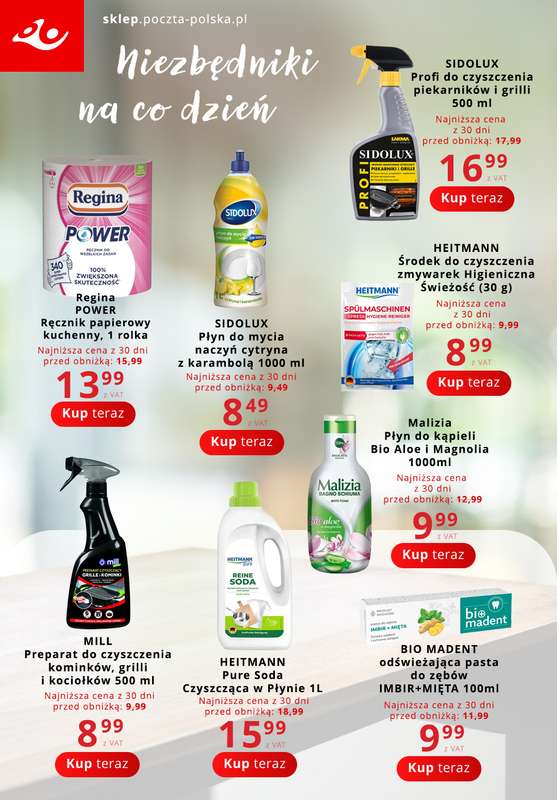 Poczta Polska - gazetka promocyjna Gazetka od poniedziałku 20.04 do niedzieli 03.05 - strona 10