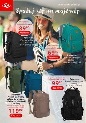 Peterson Plecak podróżny kolory do wyboru: zielony, niebieski, beżowy