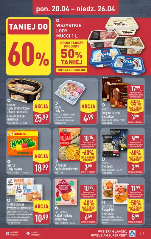 Aldi - gazetka promocyjna Pełny katalog! od poniedziałku 20.04 do niedzieli 26.04 - strona 9